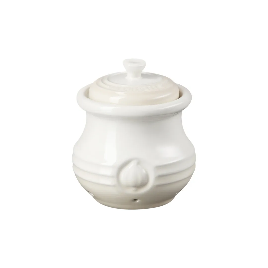 Le Creuset garlic pot 10 cm Meringue | Scandinavian Design | Storage jars | Beige