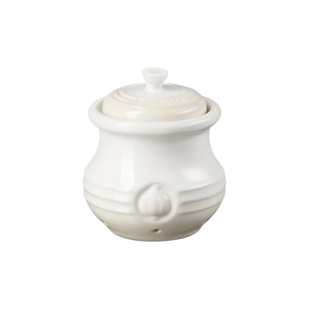 Le Creuset garlic pot 10 cm Meringue | Scandinavian Design | Storage jars | Beige
