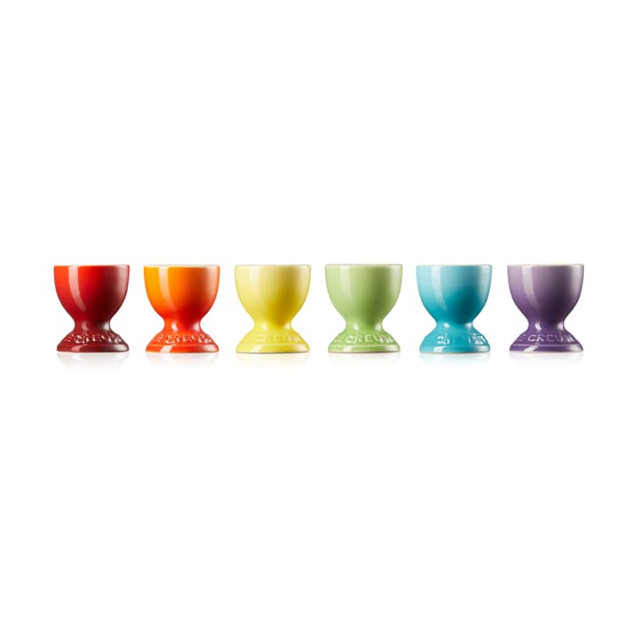 Le Creuset gift set egg cup 6-pack - Rainbow - Le Creuset