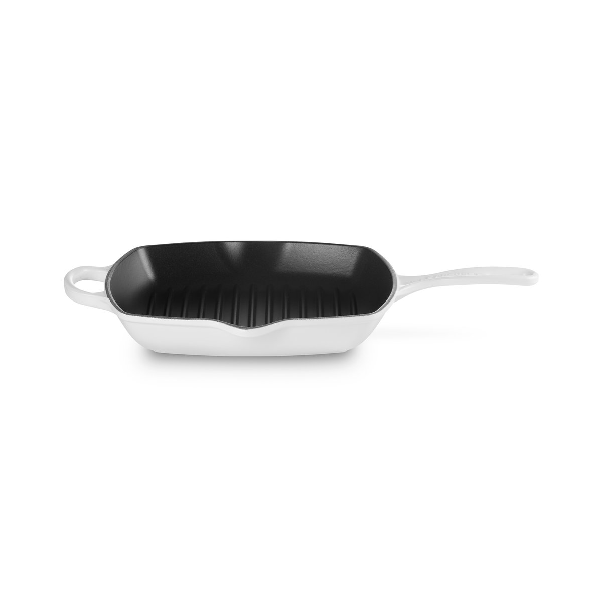 Le Creuset grill pan 26 cm White | Scandinavian Design | Grill & griddle pans | Black