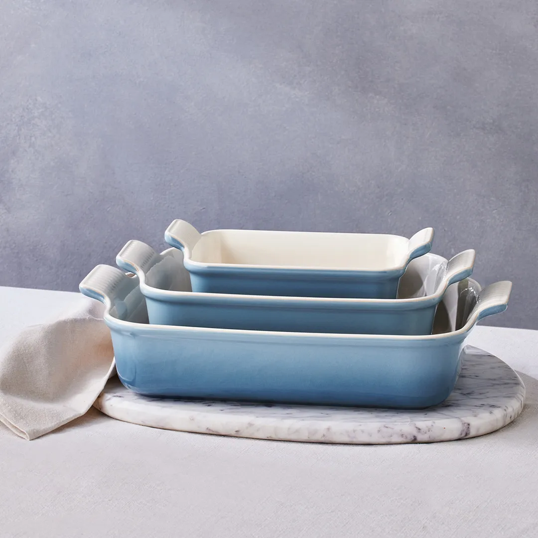 Le Creuset Heritage oven dish 19 cm, Chambray Le Creuset