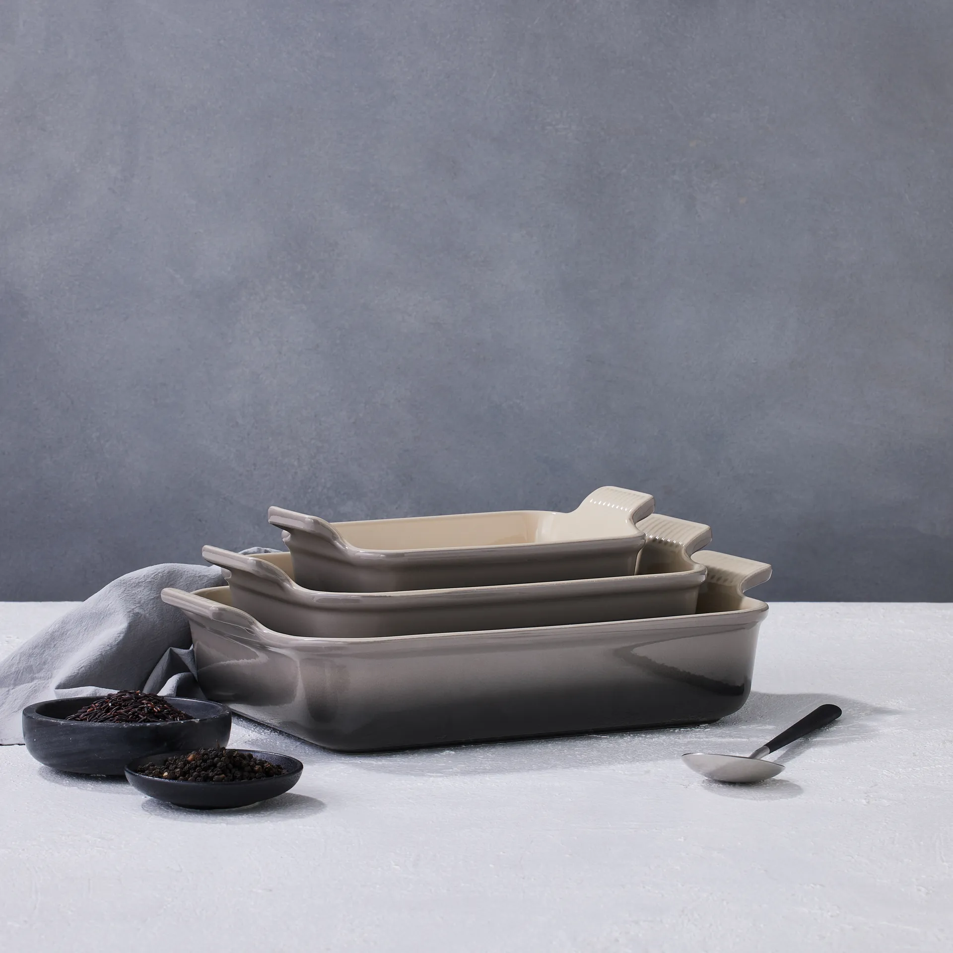 Le Creuset Heritage oven dish 19 cm, Flint Le Creuset