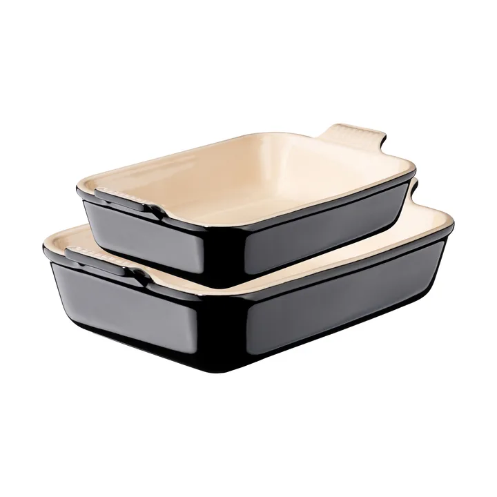 Le Creuset Heritage oven dish set 2 pieces - Black - Le Creuset