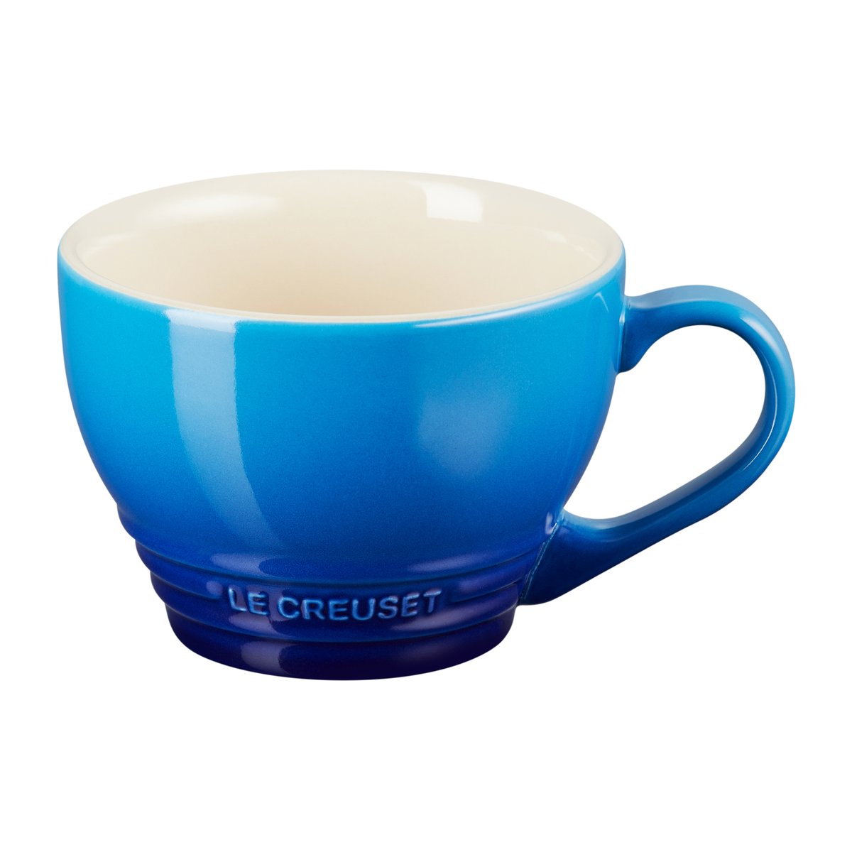 Le Creuset jumbo cup 40 cl Azure blue | Scandinavian Design | Coffee cups | Blue