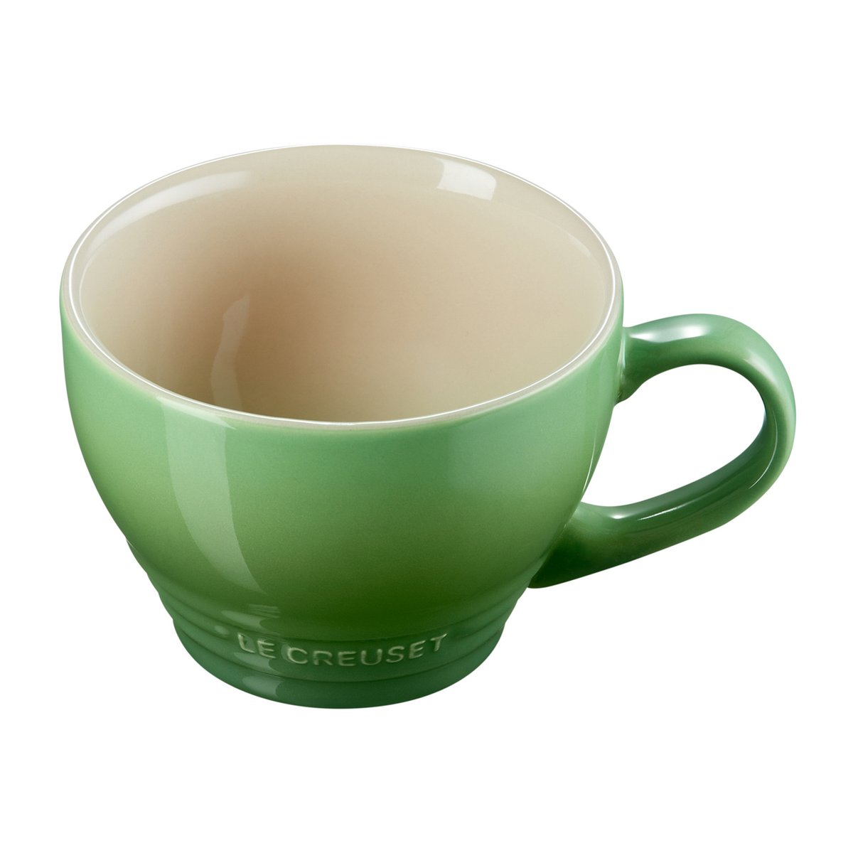 Le Creuset jumbo cup 40 cl Bamboo Green | Scandinavian Design | Coffee cups | Green