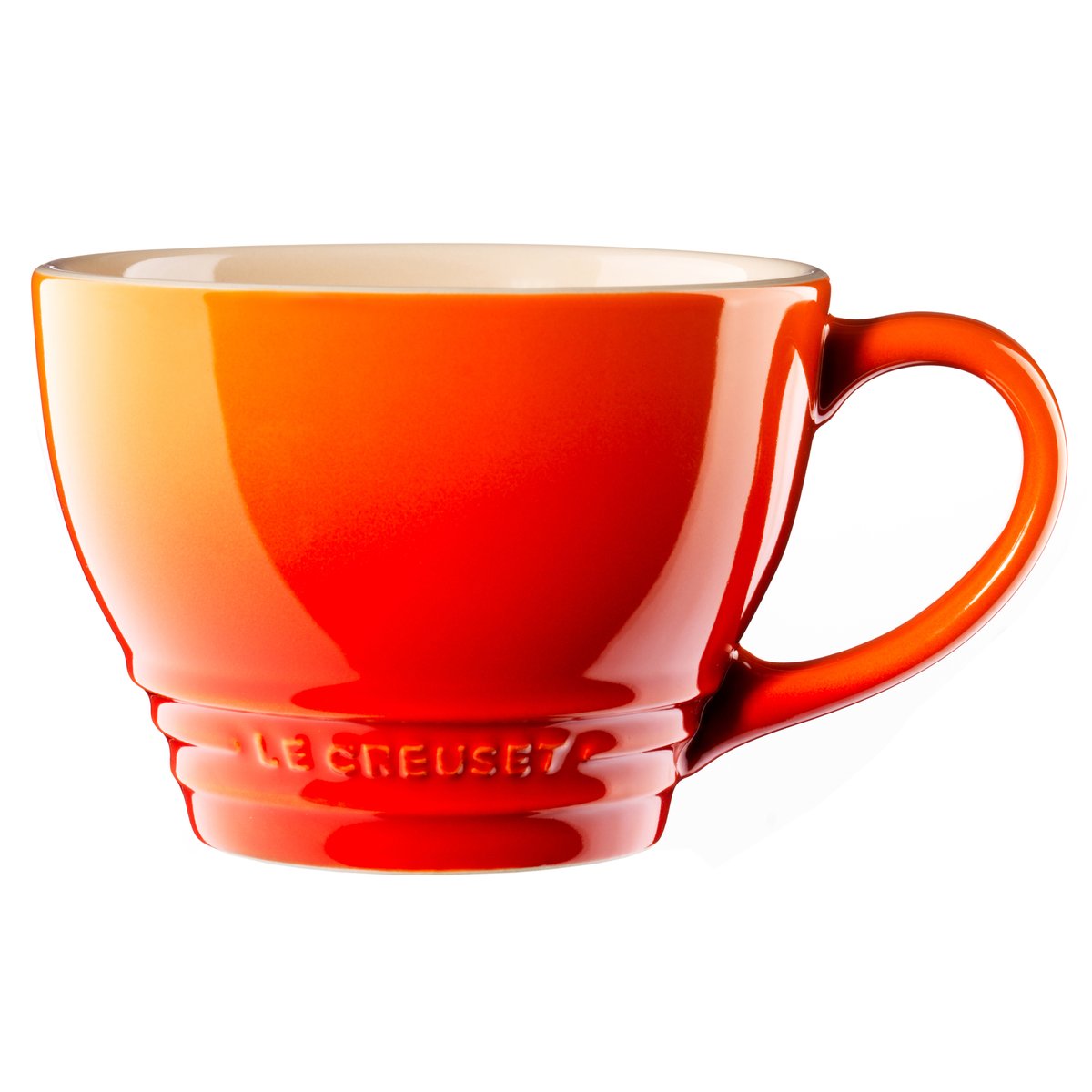 Le Creuset jumbo cup 40 cl Volcanic | Scandinavian Design | Coffee cups | Orange