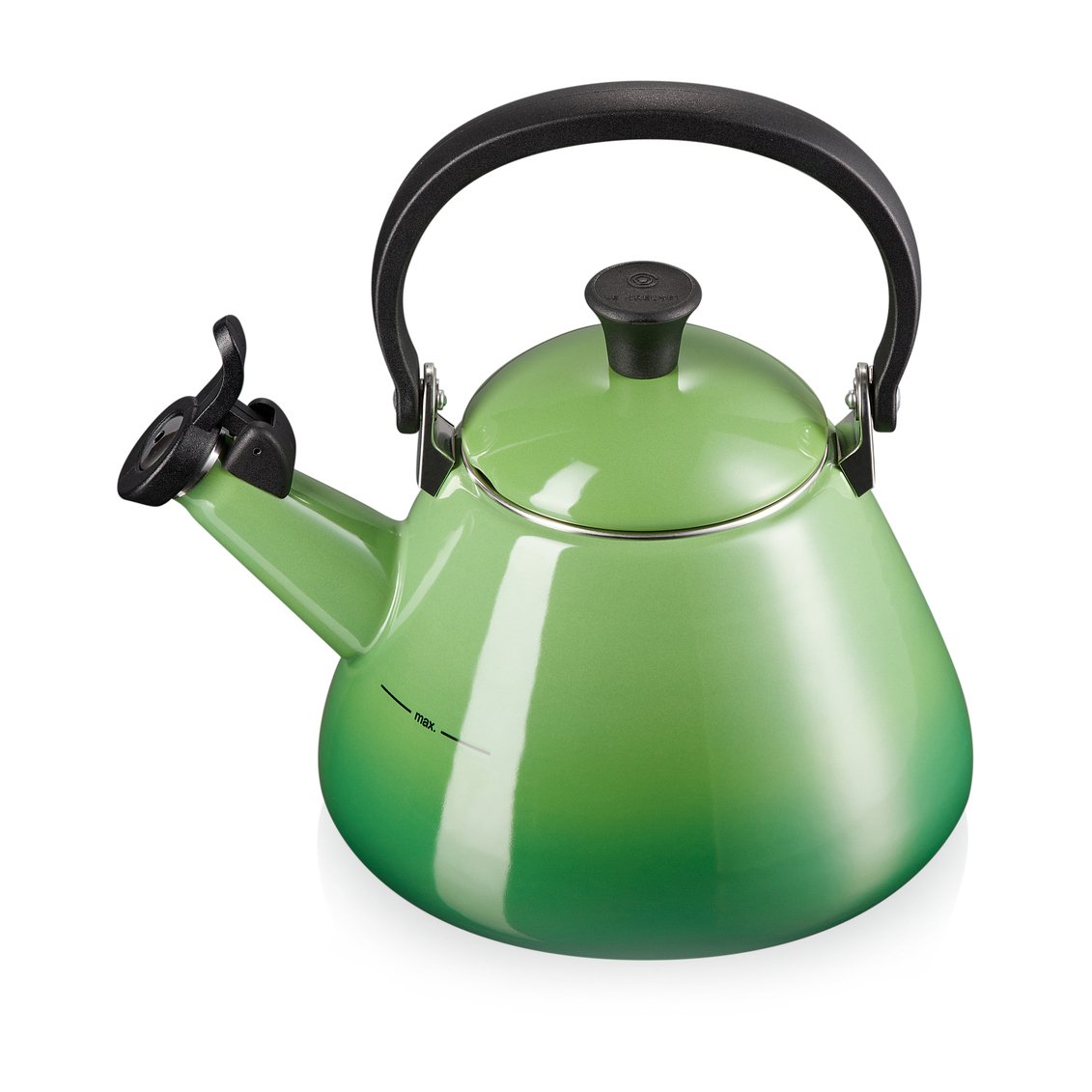 Le Creuset Kone kettle with whistle Bamboo Green | Scandinavian Design | Green