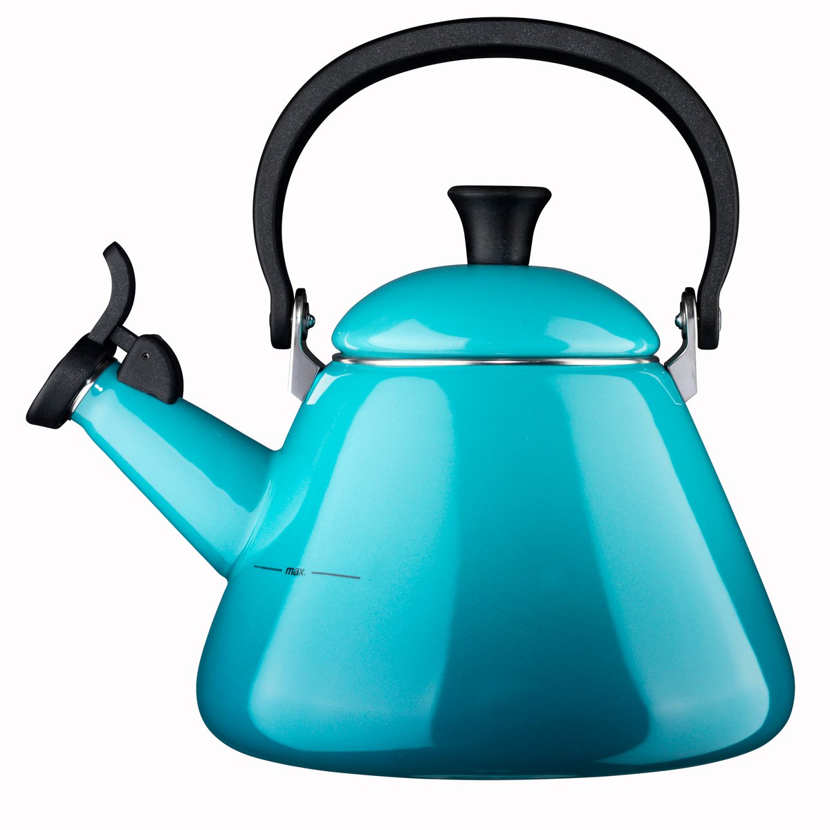 Le Creuset Kone kettle with whistle Caribbean | Scandinavian Design | Turquoise