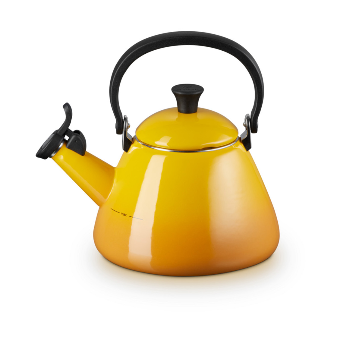 Le Creuset Kone kettle with whistle Nectar | Scandinavian Design | Yellow