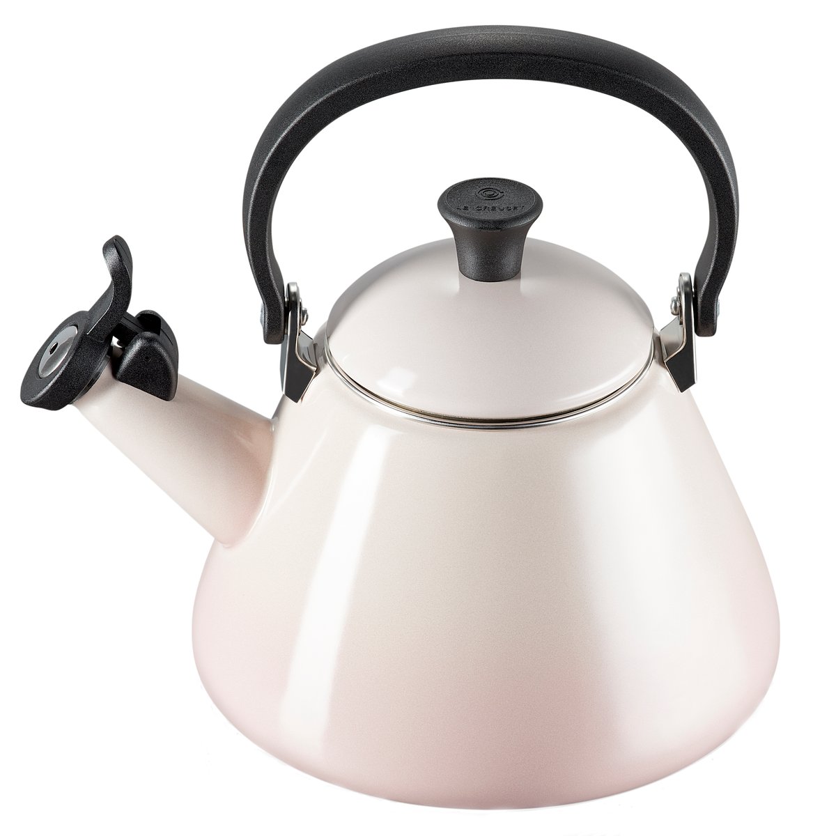 Le Creuset Kone kettle with whistle Shell pink | Scandinavian Design | Beige