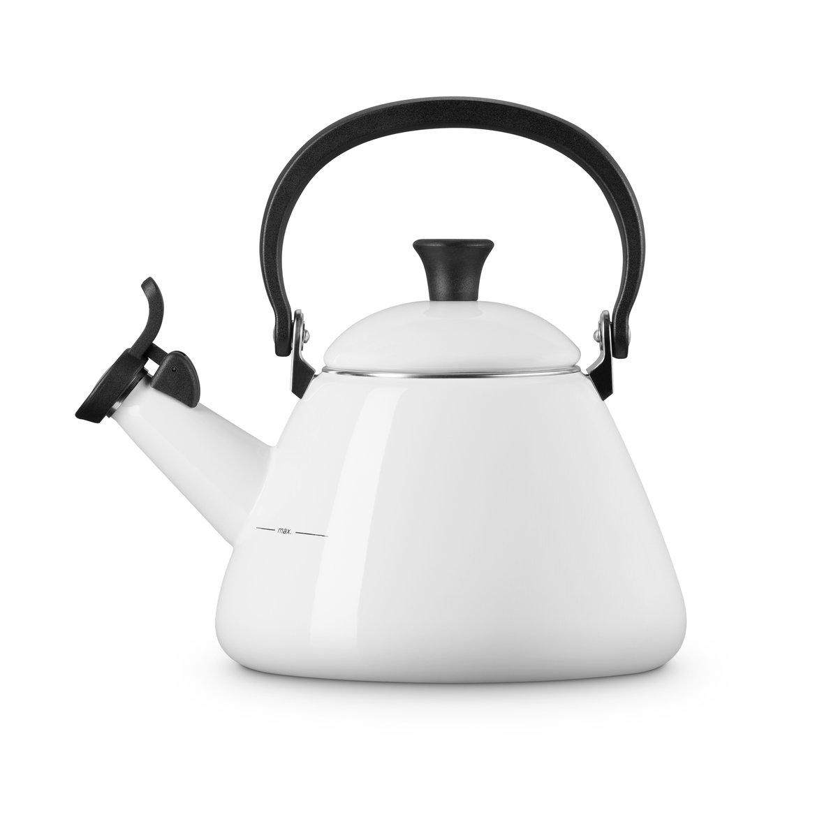 Le Creuset Kone kettle with whistle White | Scandinavian Design | White