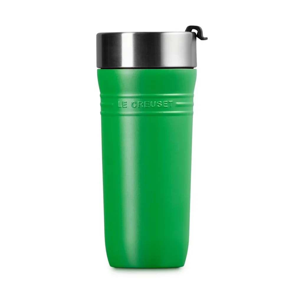 Le Creuset On The Go mug 0.35 L Bamboo | Scandinavian Design | Thermal flasks & travel mugs | Green