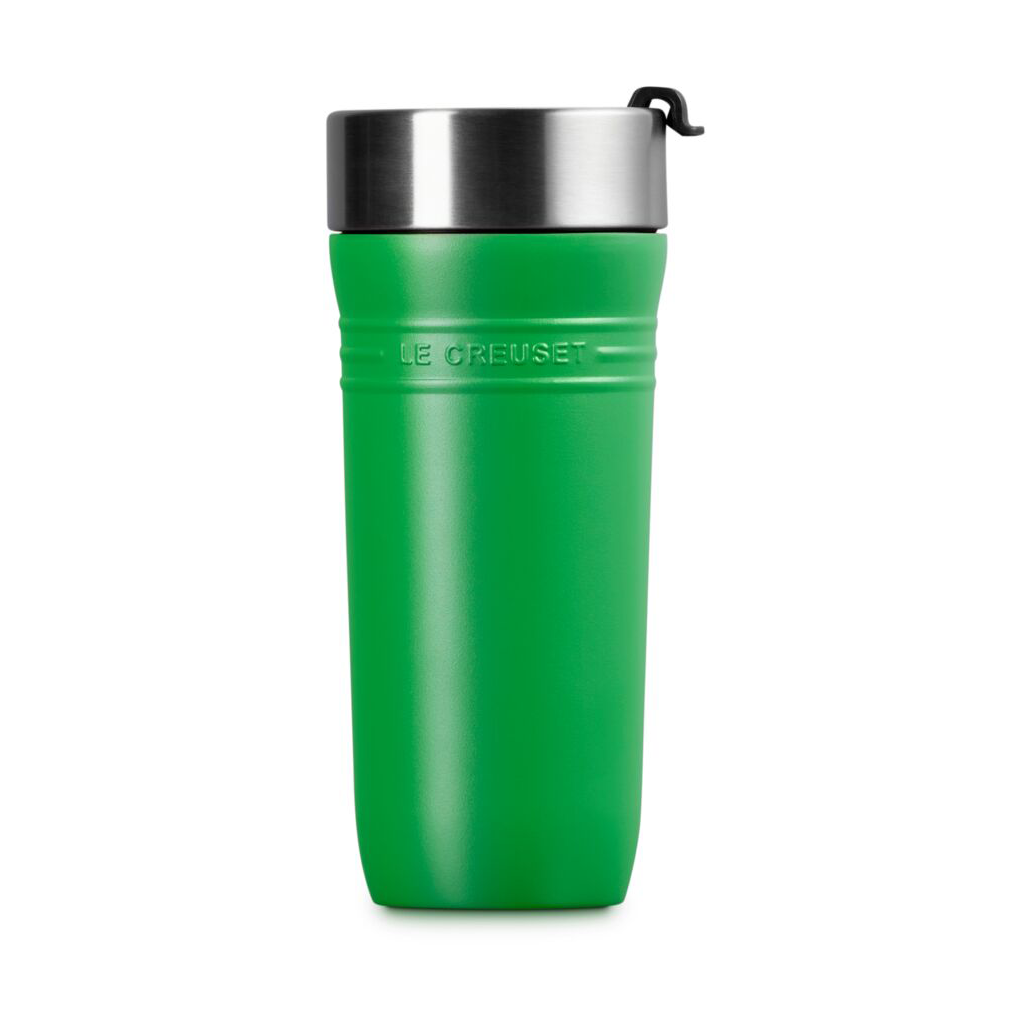 Le Creuset On The Go mug 0.35 L Bamboo | Scandinavian Design | Thermal flasks & travel mugs | Green