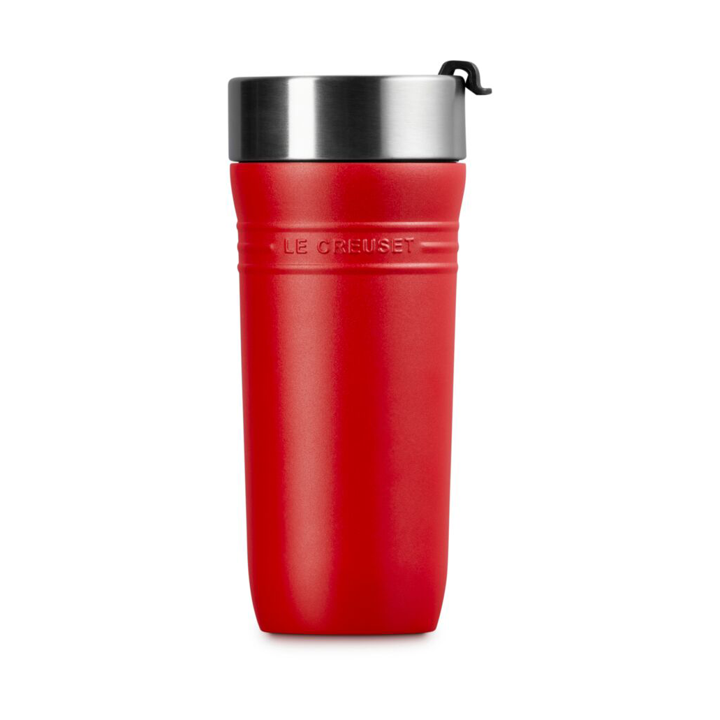 Le Creuset On The Go mug 0.35 L Cerise | Scandinavian Design | Thermal flasks & travel mugs | Red