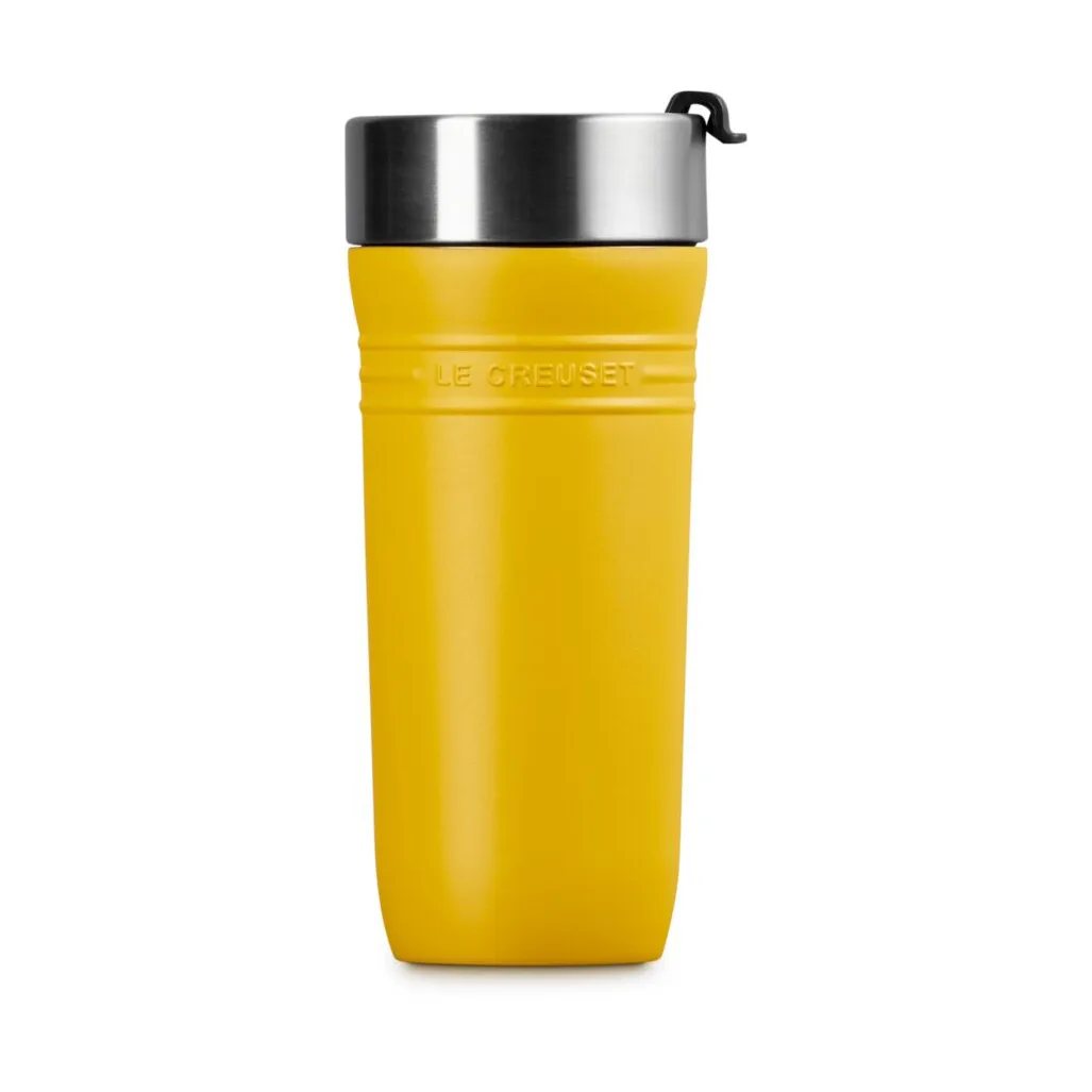 Le Creuset On The Go mug 0.35 L Nectar | Scandinavian Design | Thermal flasks & travel mugs | Yellow