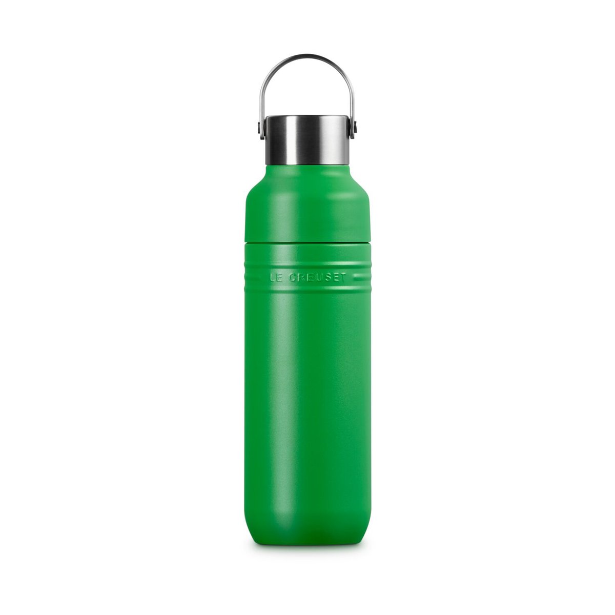 Le Creuset On The Go thermos bottle 0,5 L Bamboo | Scandinavian Design | Thermal flasks & travel mugs | Green