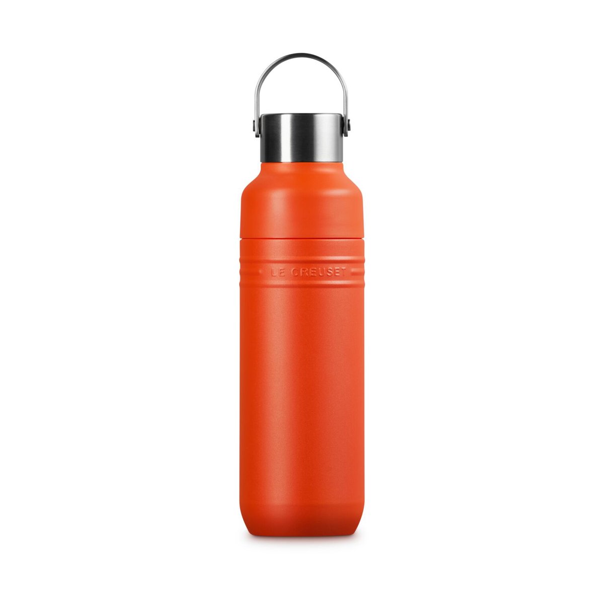 Le Creuset On The Go thermos bottle 0,5 L Volcanic | Scandinavian Design | Thermal flasks & travel mugs | Orange