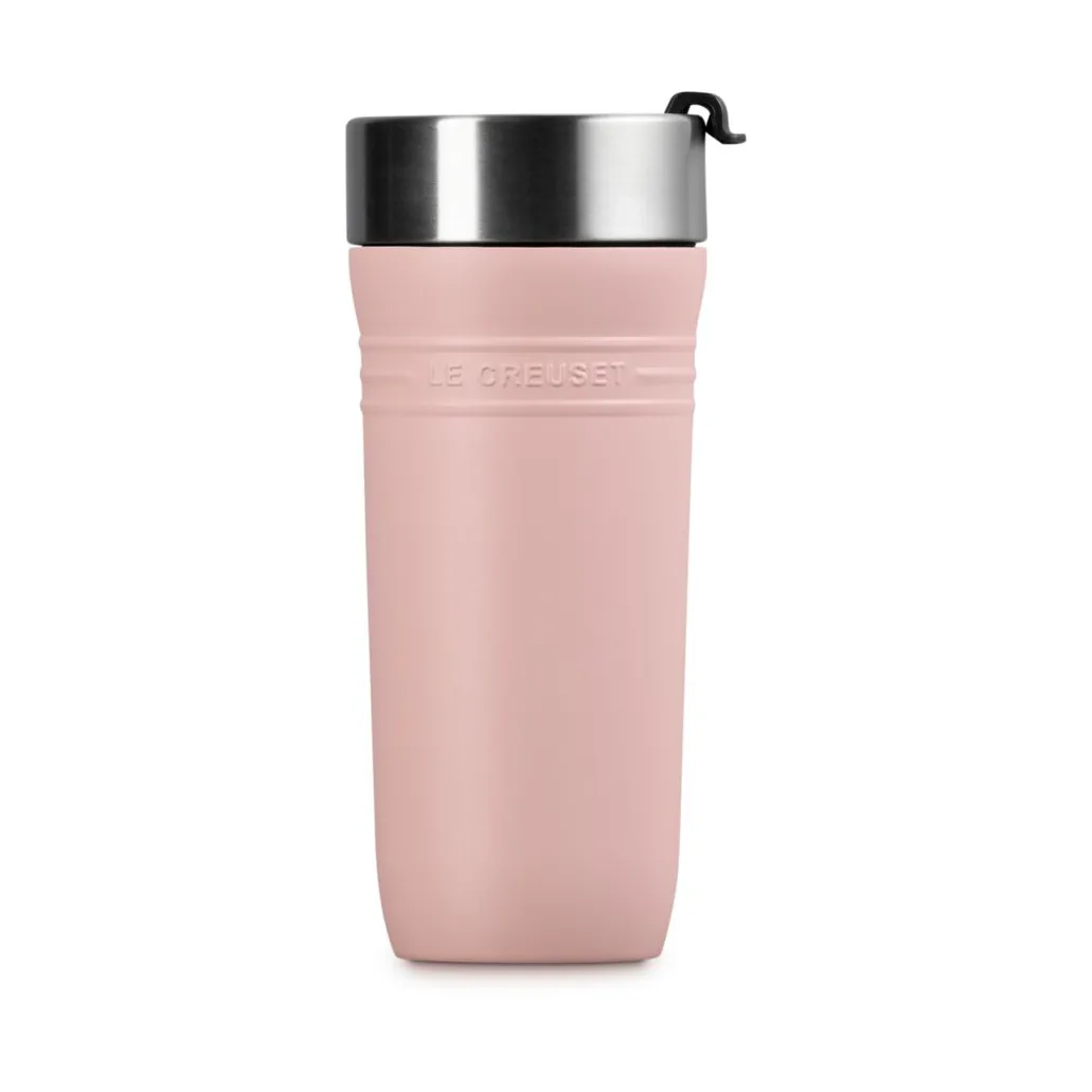 Le Creuset On The Go thermos mug 0.35 L Shell Pink | Scandinavian Design | Thermal flasks & travel mugs | Pink