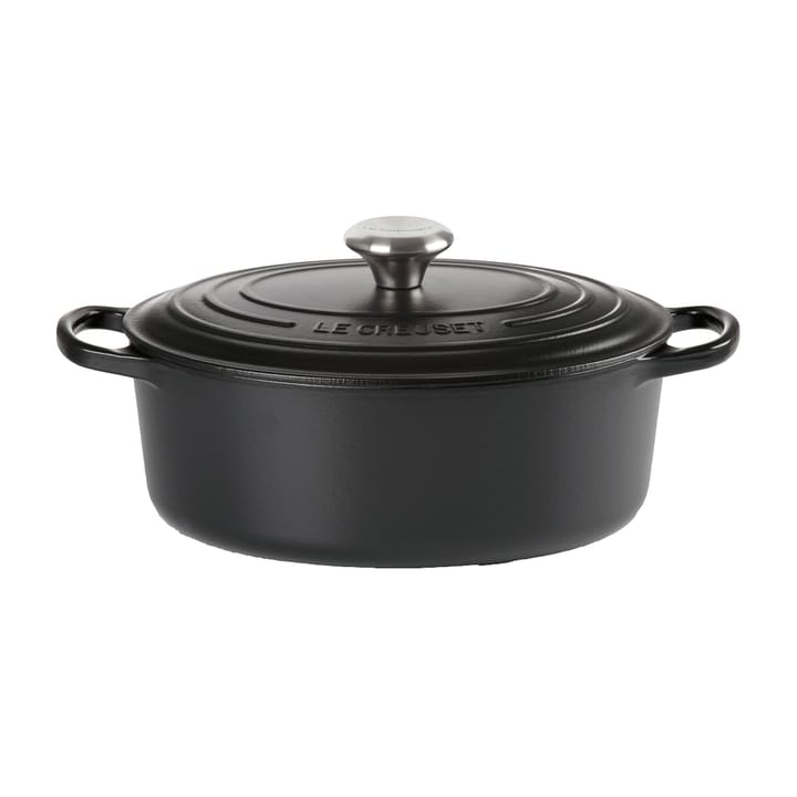 Le Creuset oval casserole 6.3 l - Matte black - Le Creuset