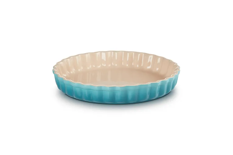Le Creuset pie dish o28 cm Caribbean | Scandinavian Design | Round flat oven & flan dishes | Beige