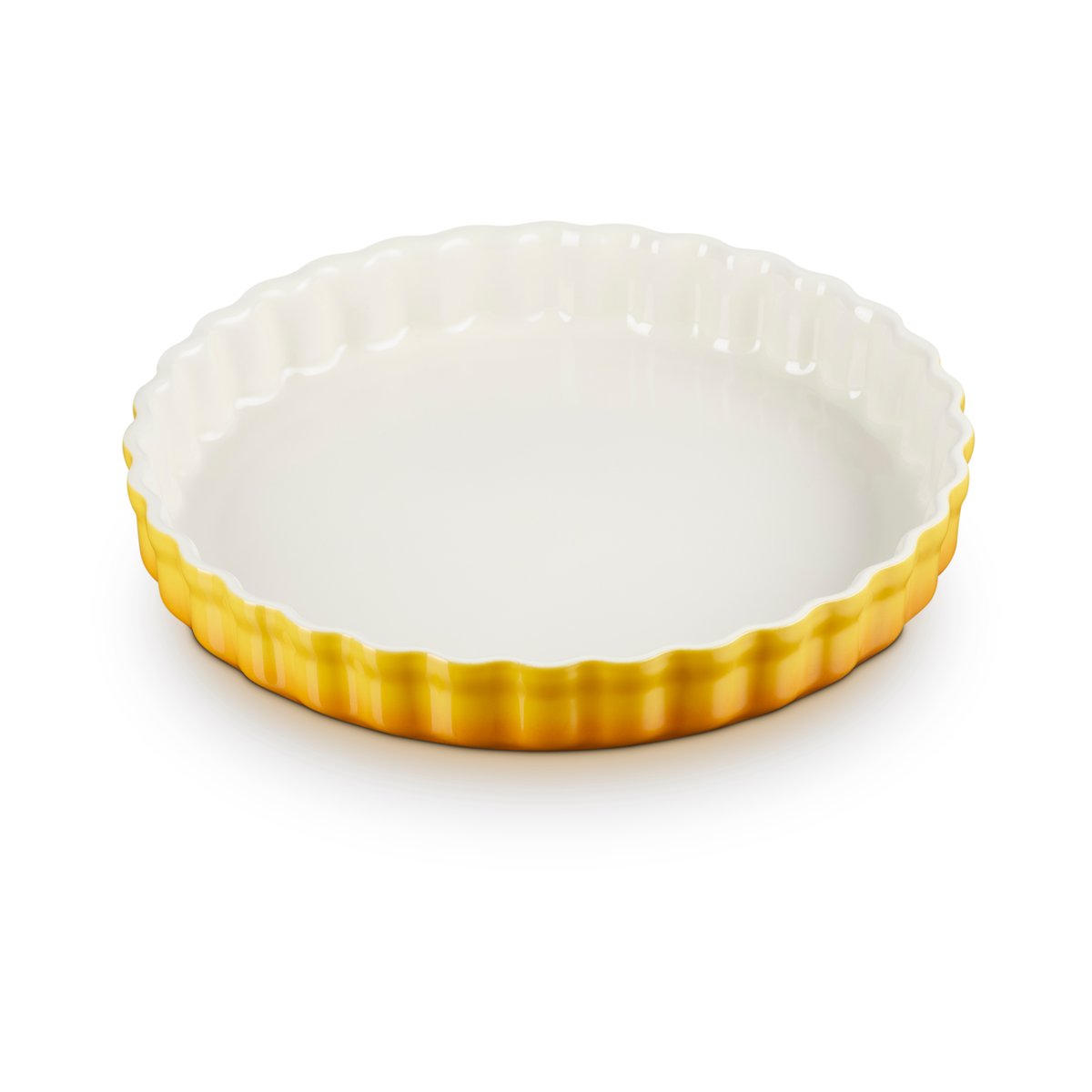 Le Creuset pie dish 28 cm Nectar | Scandinavian Design | Round flat oven & flan dishes | Yellow