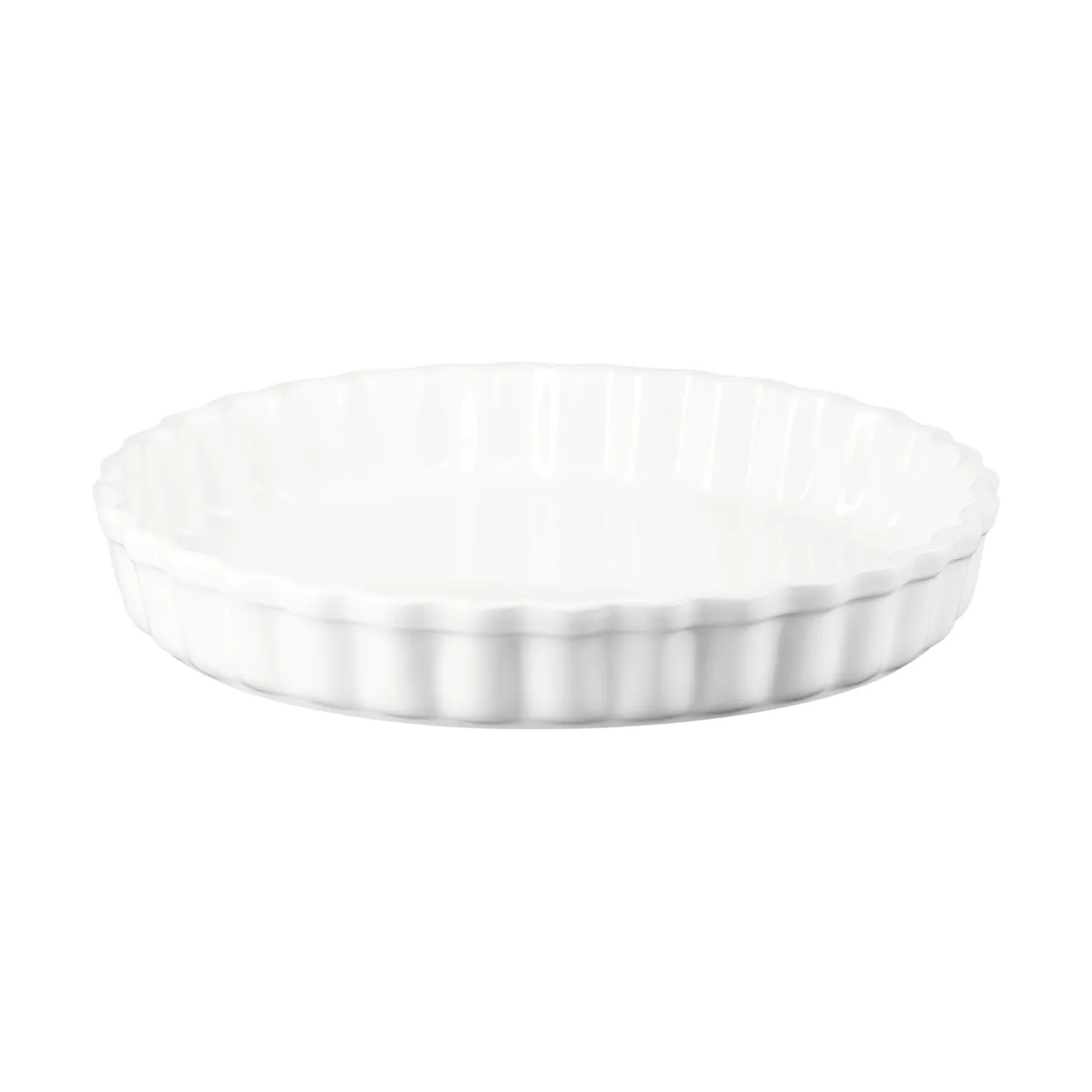 Le Creuset pie dish 28 cm White | Scandinavian Design | Round flat oven & flan dishes | White