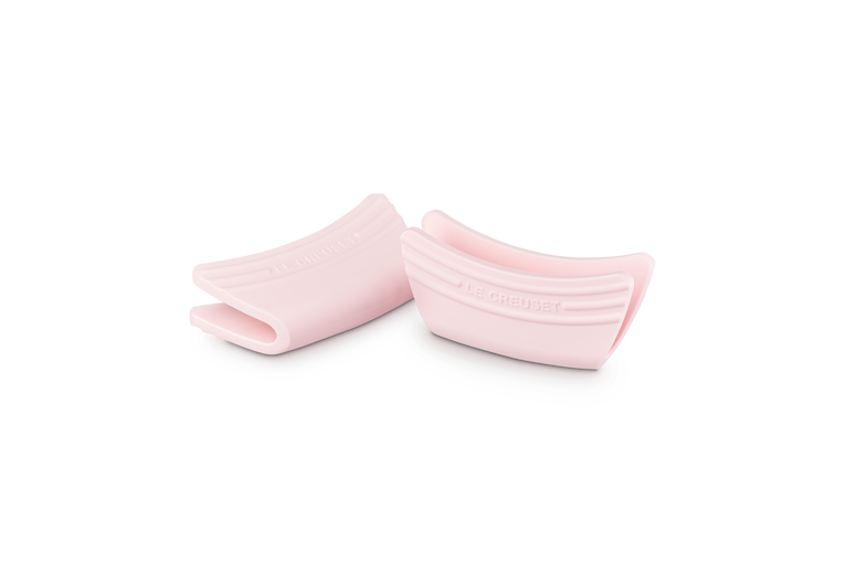 Le Creuset pot holders 2-pack silicone 12x6 cm Shell pink