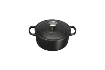 Le Creuset round casserole Ø22 cm - Matte black - Le Creuset