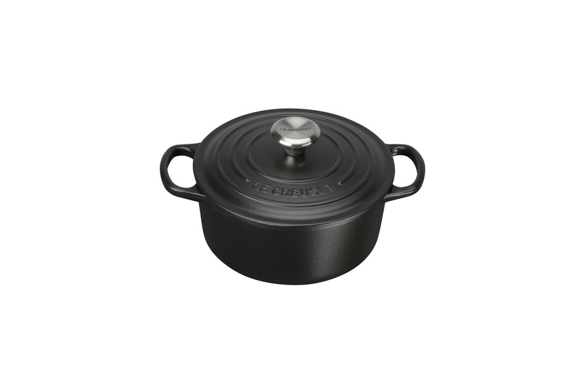 Le Creuset round casserole o22 cm Matte black | Scandinavian Design | Cooking pots & Casserole dishes | Black