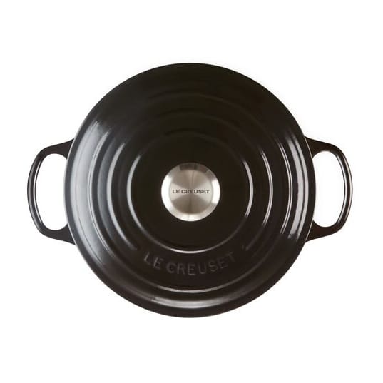 Le Creuset round casserole 3.3 l, Black Le Creuset