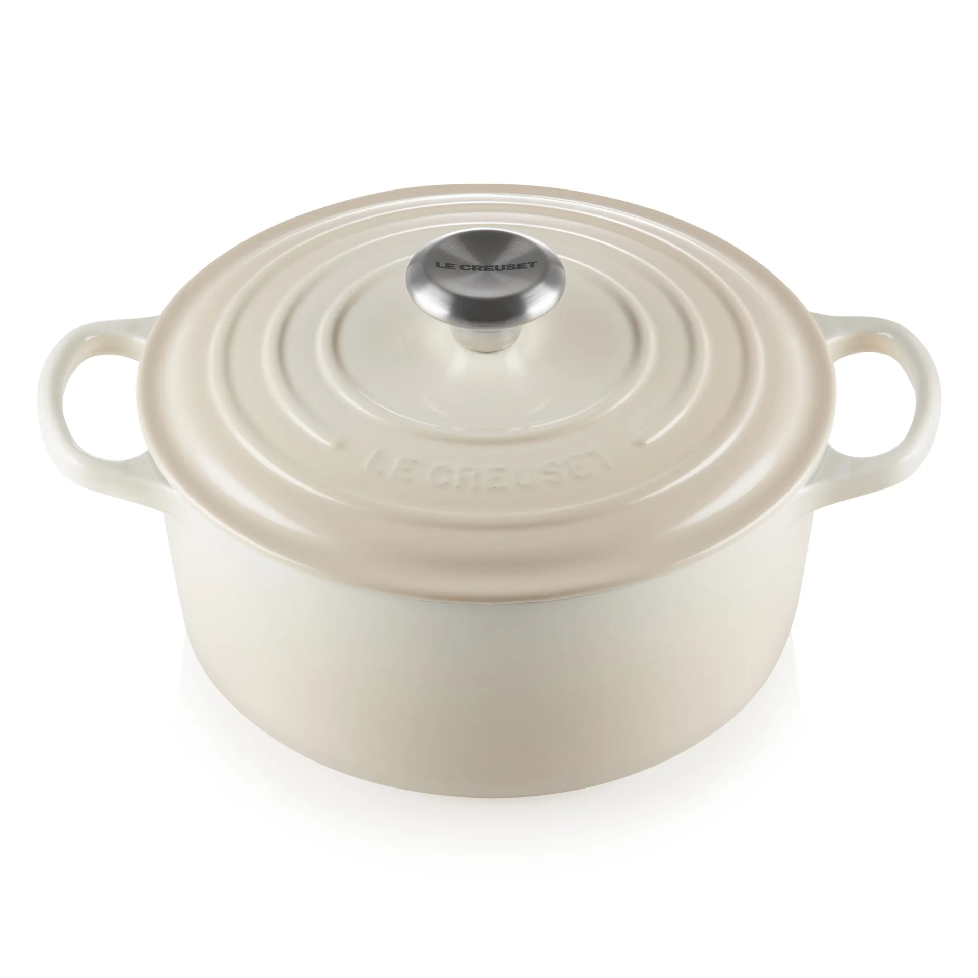 Le Creuset round casserole 5.3 l, Meringue Le Creuset