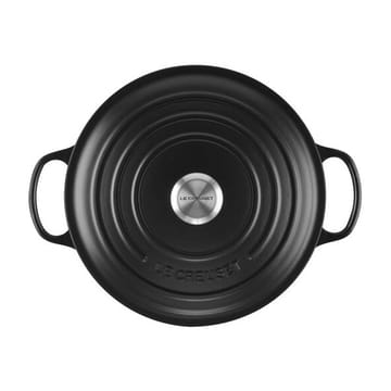 Le Creuset round casserole 6.7 l - Matte black - Le Creuset