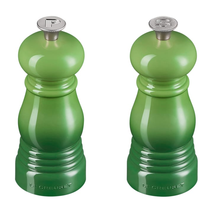 Le Creuset salt- and pepper mill set 11 cm - Bamboo Green - Le Creuset