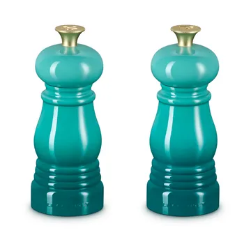 Le Creuset salt- and pepper mill set 11 cm - Bleu Riviera - Le Creuset