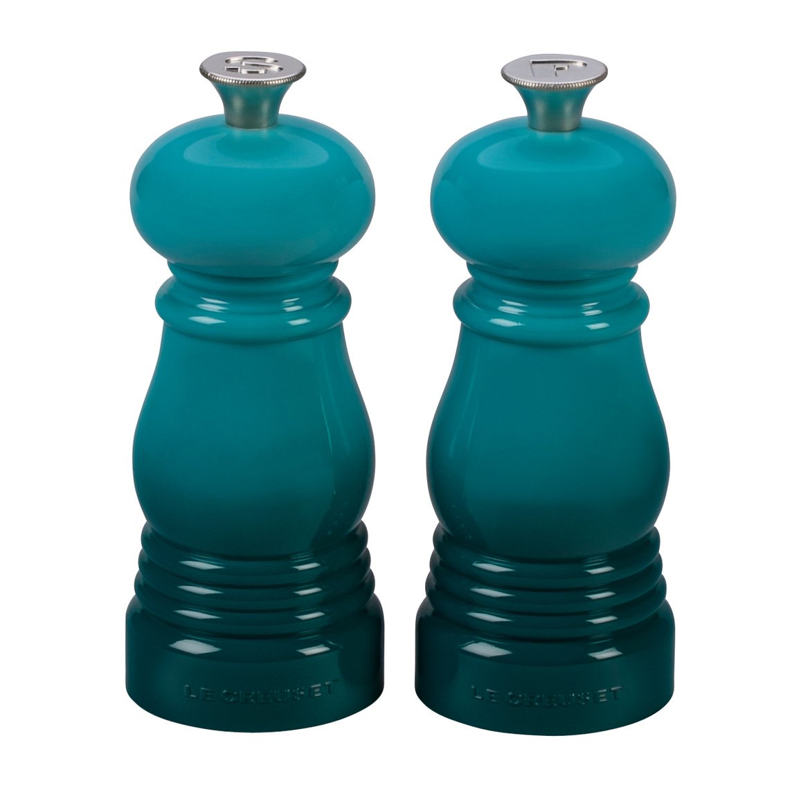 Le Creuset salt- and pepper mill set 11 cm Caribbean