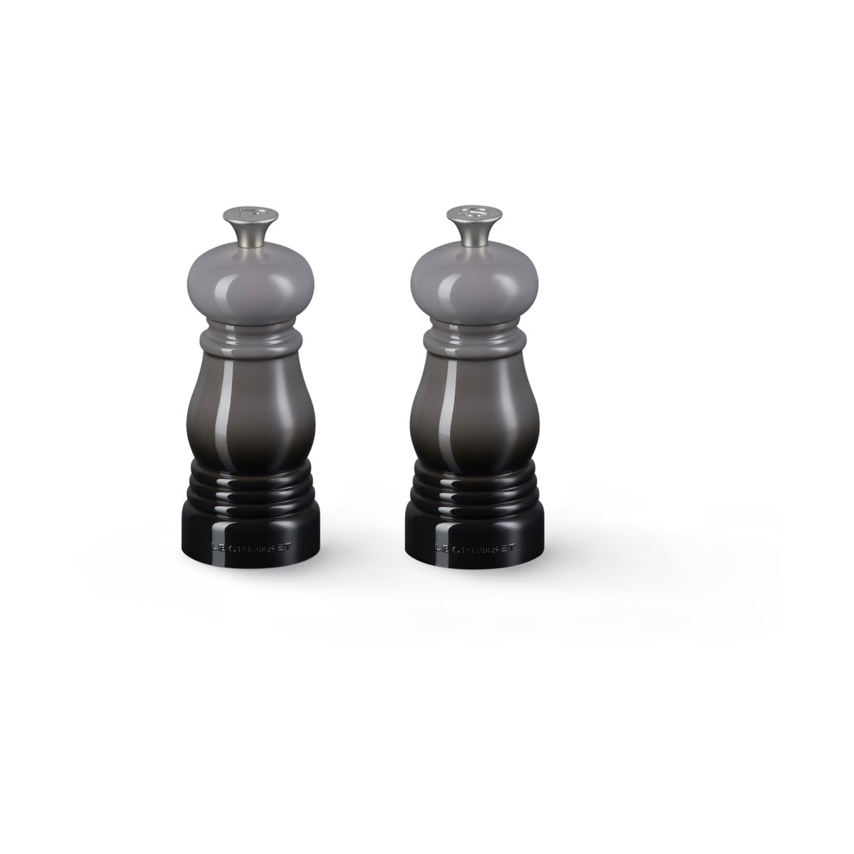 Le Creuset salt- and pepper mill set 11 cm Flint | Scandinavian Design | Salt & pepper grinders | Black