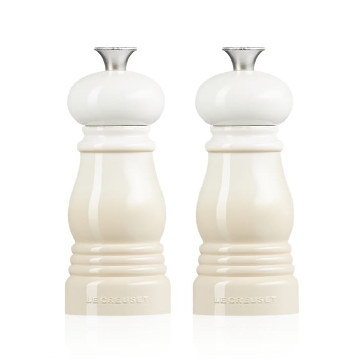 Le Creuset salt- and pepper mill set 11 cm - Meringue - Le Creuset