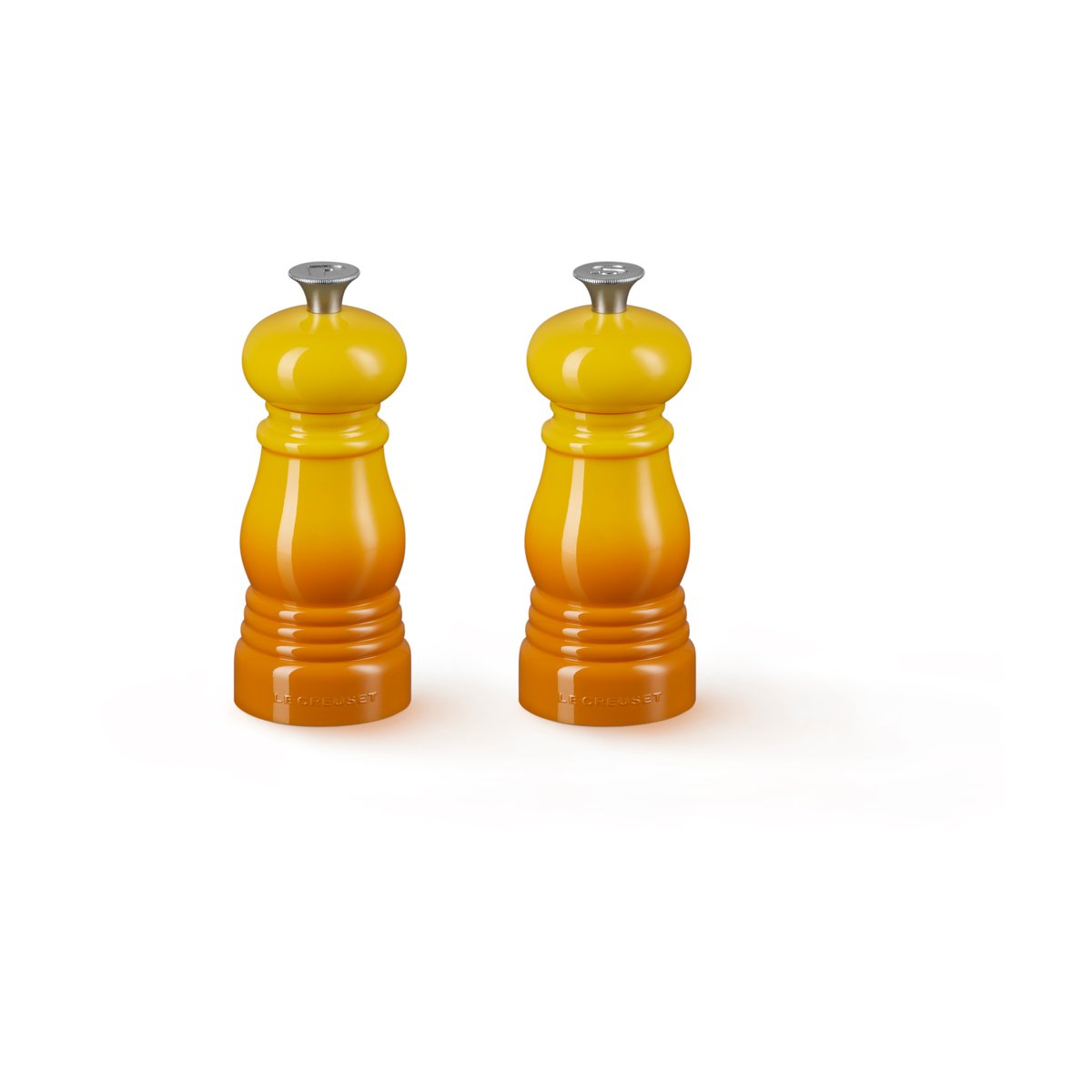 Le Creuset salt- and pepper mill set 11 cm Nectar | Scandinavian Design | Salt & pepper grinders | Yellow