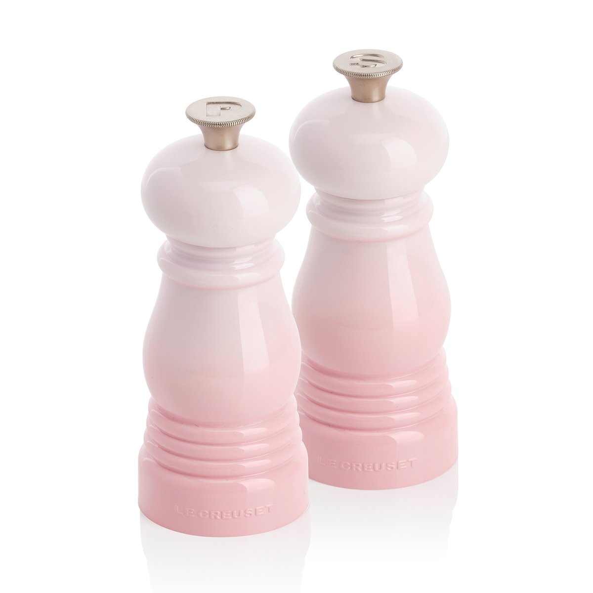 Le Creuset salt- and pepper mill set 11 cm Shell Pink