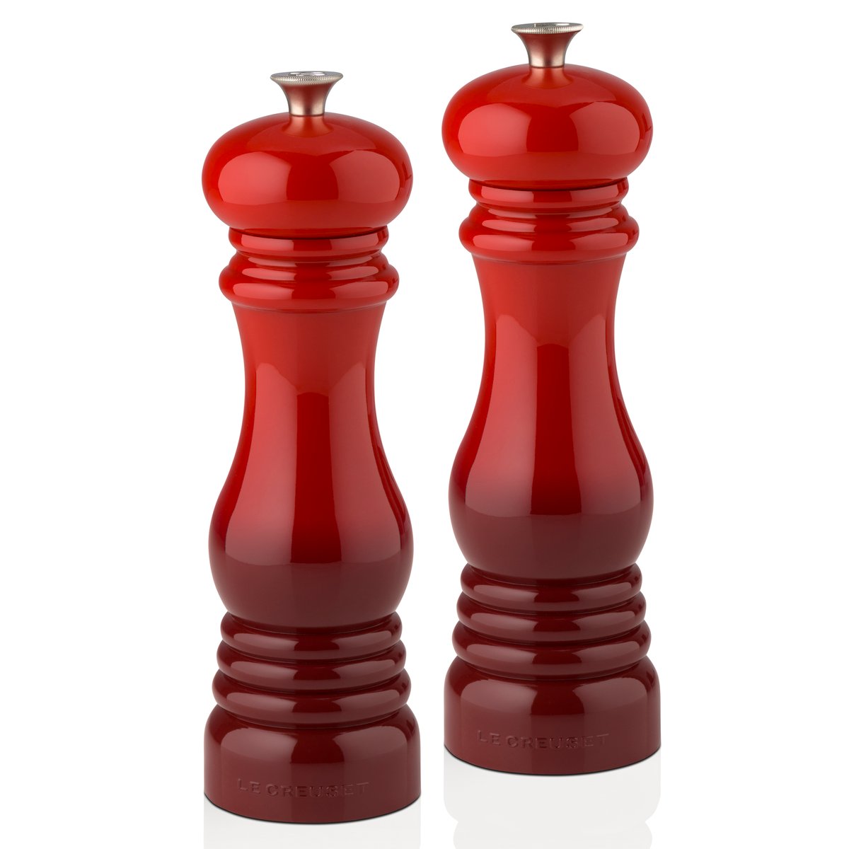 Le Creuset salt- and pepper mill set 21 cm Cerise | Scandinavian Design | Salt & pepper grinders | Red