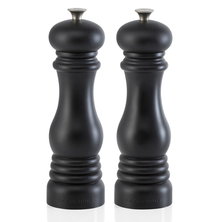 Le Creuset salt- and pepper mill set 21 cm - Matte black - Le Creuset