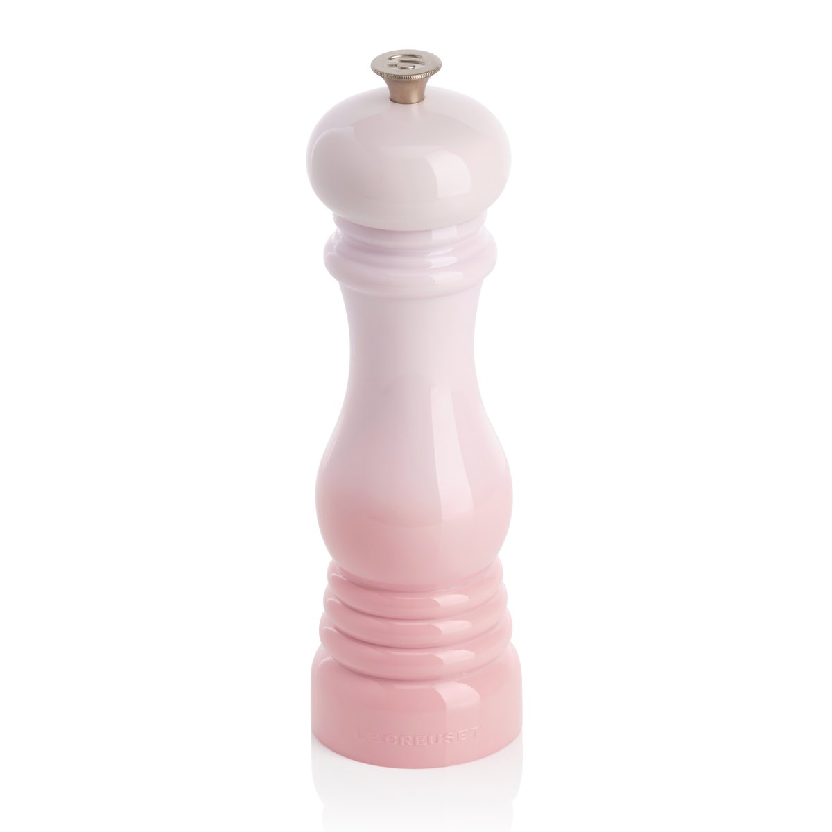 Le Creuset salt mill 21 cm Shell Pink | Scandinavian Design | Salt & pepper grinders | Gold-coloured