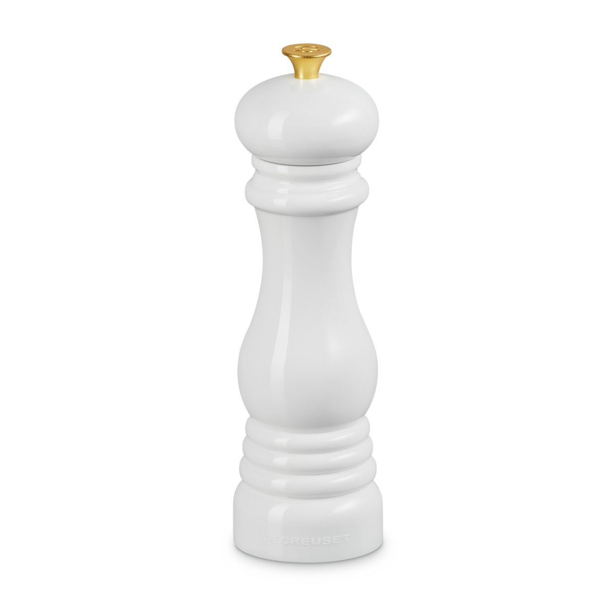 Le Creuset salt mill 21 cm White-gold | Scandinavian Design | Salt & pepper grinders | White