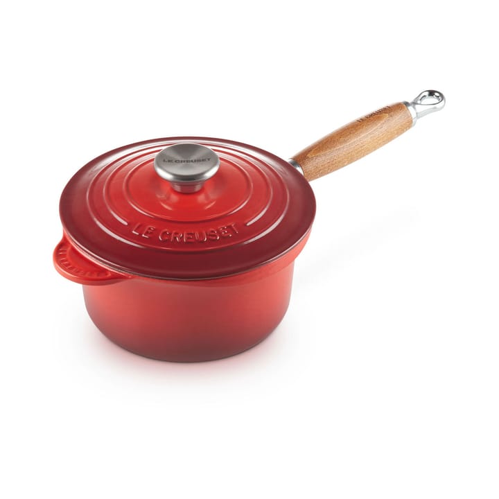 Le Creuset saucepan with wooden handle 1.8 l - Cerise - Le Creuset