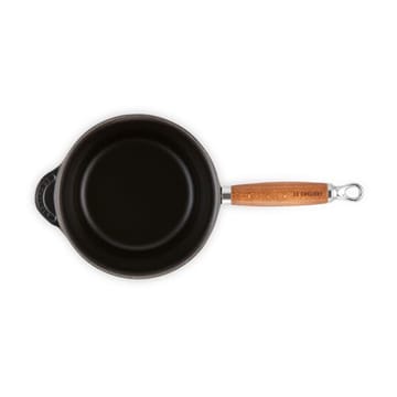 Le Creuset saucepan with wooden handle 1.8 l - Matte black - Le Creuset