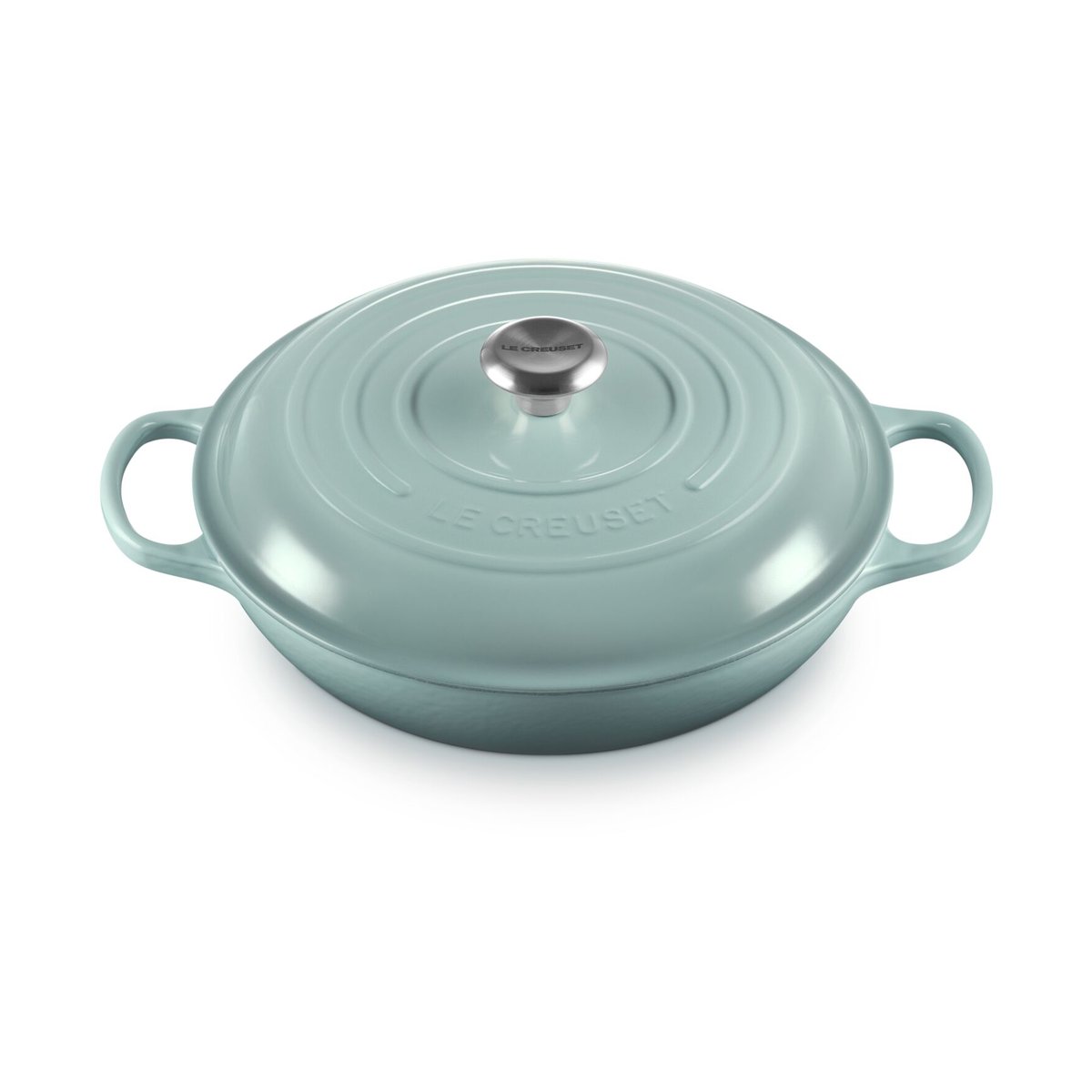 Le Creuset shallow casserole 3.5 l Sea Salt | Scandinavian Design | Cooking pots & Casserole dishes | Blue