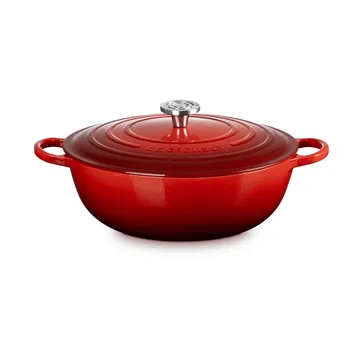 Le Creuset Signature cast iron casserole pot - Cerise, 7 l - Le Creuset