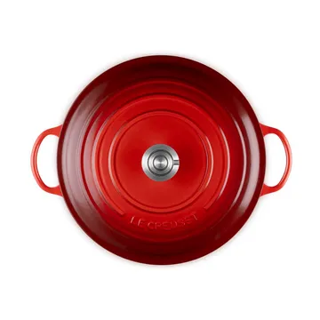 Le Creuset Signature cast iron casserole pot - Cerise, 7 l - Le Creuset