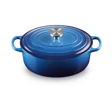 Le Creuset Signature cast iron oval casserole - Azure, 4.1 l - Le Creuset