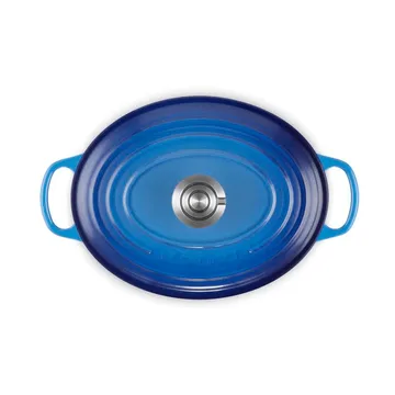 Le Creuset Signature cast iron oval casserole - Azure, 4.1 l - Le Creuset